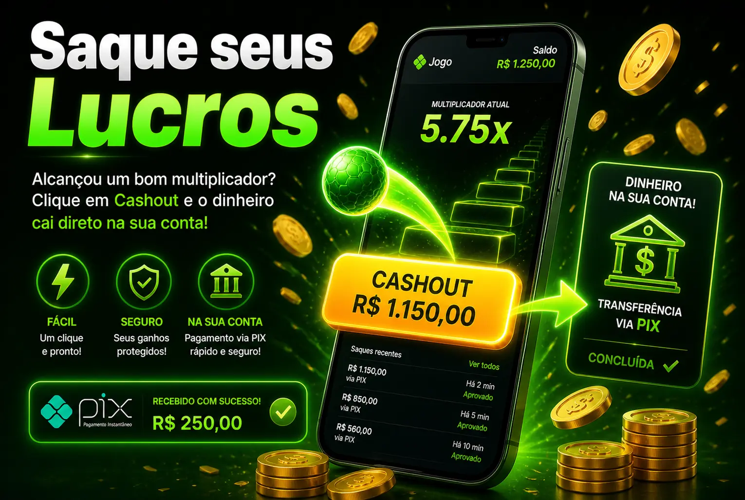4. Saque seus Lucros